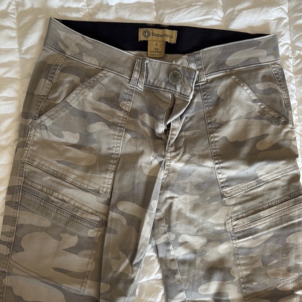 Democracy Camouflage Cargo Pants/jeans